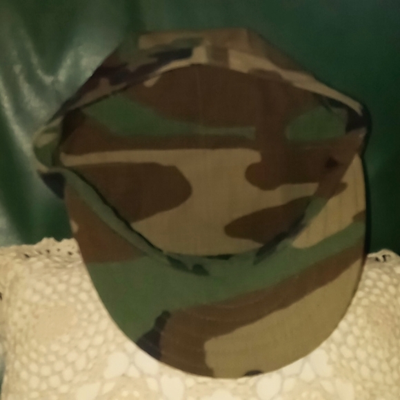 USMC Marine Corps Woodland Camo Utility Cap, NWOT - Picture 4 of 5